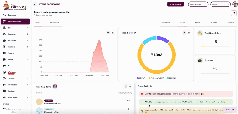 Enable Split payment in Merchant App
