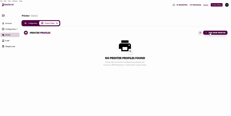 Print profile creation